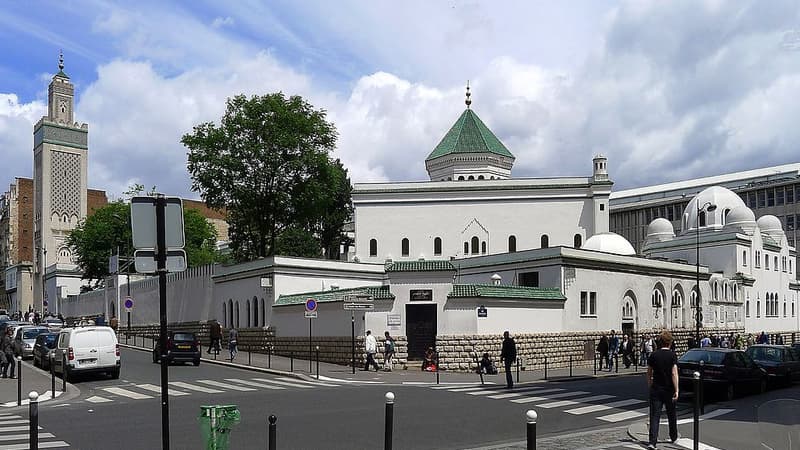 La Grande mosquée de Paris. 