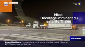 Nice: le satellite Thalès a embarqué à bord de l'avion de l'US Air Force