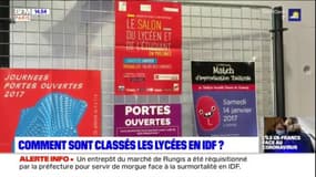 Comment sont classés les lycées en Ile-de-France?