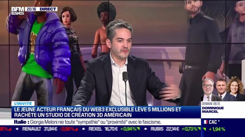 Le jeune acteur français du Web3 Exclusible lève 5 millions et rachète un studio de création 3D américain