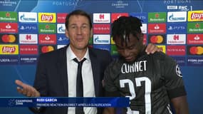 Rudi Garcia et Maxwel Cornet