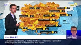 Météo Var : une journée ensoleillée avec un léger voile nuageux, jusqu'à 25°C à Fréjus
