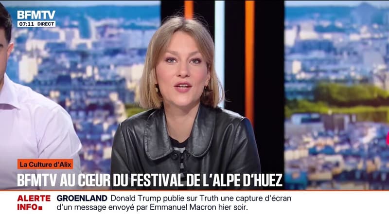 LA CULTURE D'ALIX - BFMTV au cœur du festival de l'Alpe d'Huez