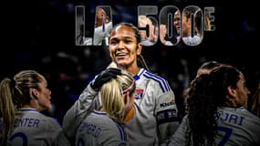 Wendie Renard, défenseure de l'Olympique lyonnais, avant son 500e match sous les couleurs de Lyon