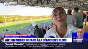 Un millier de fans ont assisté à la séance du XV de France à Aix-en-Provence