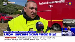 Lançon-Provence: un incendie se déclare au bord de l'A7
