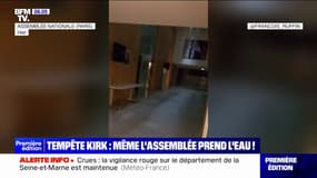 Tempête Kirk: l’un des bâtiments de l’Assemblée nationale touché par des infiltrations d'eau