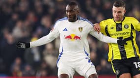 Josuha Guilavogui avec Leeds en janvier 2025