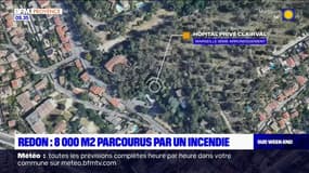 Marseille: une trentaine de marins-pompiers engagés sur un feu de végétation ayant parcouru 8000 m2