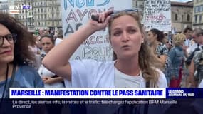Marseille: 1000 personnes contre le pass sanitaire