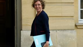 La ministre du Travail Muriel Pénicaud arrive le 17 octobre 2017 à Paris