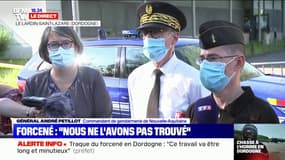 Commandant de gendarmerie: "Les éléments dont nous disposons nous laissent à penser que le forcené se trouve bien dans cette zone"