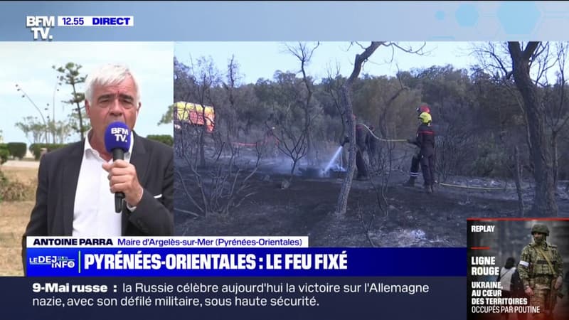 Pour Antoine Parra, maire d'Argelès-sur-Mer, à l'inquiétude des feux de forêt 