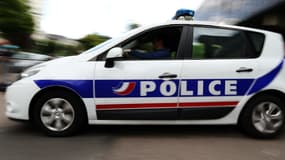 Une voiture de police le 31 mai 2017 à Rouen. Photo d'illustration.