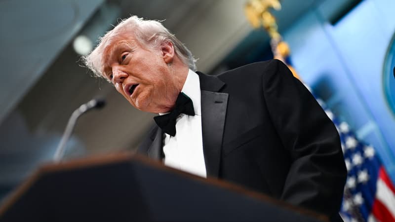 Tirs au gala de la presse avec Donald Trump