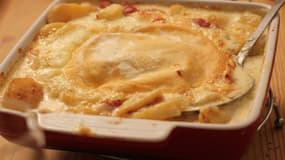 La tartiflette, un plat français, bien bon et bien gras. 