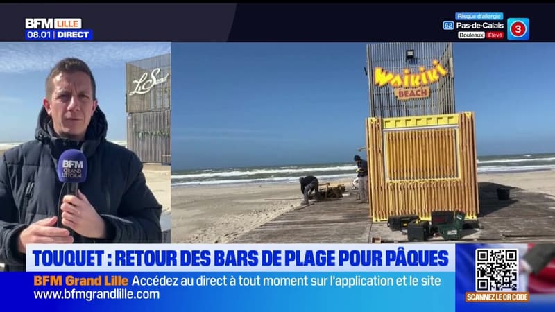 Les bars de plage sont de retour à l'occasion du week-end de pâques