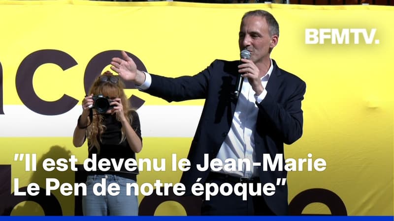 Raphaël Glucksmann compare Jean-Luc Mélenchon à Jean-Marie Le Pen