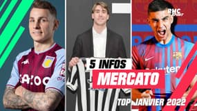 Vlahovic, Torres, Guimaraes... Les 10 plus gros transferts de janvier 2022