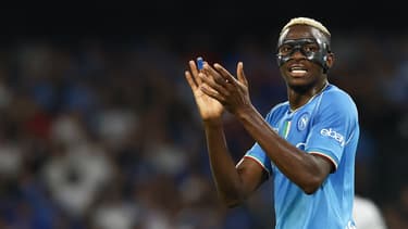Victor Osimhen, le 27 septembre 2023, à Naples