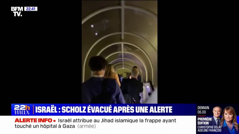 Israël: le chancelier allemand Olaf Scholz contraint d'évacuer son avion après une alerte à la roquette sur Tel-Aviv
