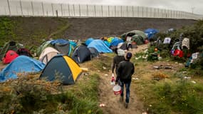 Actuellement près de 6.000 personnes vivent dans le camp de Calais.