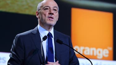 Stéphane Richard, le patron d'Orange, s'est félicité de la progression du chiffre d'affaires en France.