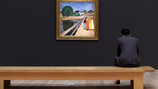 "Filles sur le pont", de Munch.