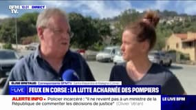 Incendie en Haute-Corse: "Nous sommes rassurés mais nous restons vigilants" explique le maire de Santa-Reparata-Di-Balagna