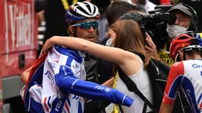 Thibaut Pinot sur le Tour de France, à Loudenvielle le 5 septembre 2020