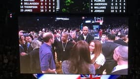 William et Kate rencontrent Jay Z et Beyoncé en marge d'un match de NBA.