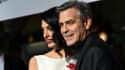 George Clooney et son épouse Amal à la première de "Avé César" à Los Angeles le 1er février 2016