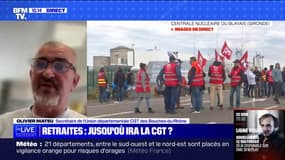 Olivier Mateu, (CGT des Bouches-du-Rhône): "S'il y a un 49.3, il n'y aura plus de règles"