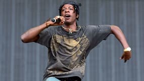 Le rappeur Joey Bada$$ sur scène à New York en 2016