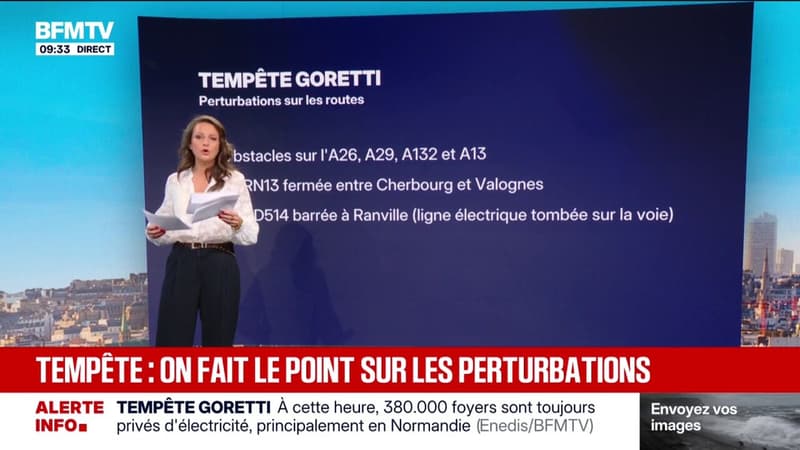 Le point sur les perturbations causées par la tempête Goretti