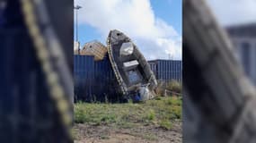 Un bateau emporté par une tornade à Frontignan-La Peyrade, dans l'Hérault, le 27 octobre 2024