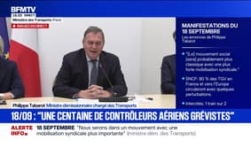 Mouvement social du 18 septembre: Philippe Tabarot annonce un trafic sur le réseau RATP "beaucoup plus perturbé", que pour le 10 septembre