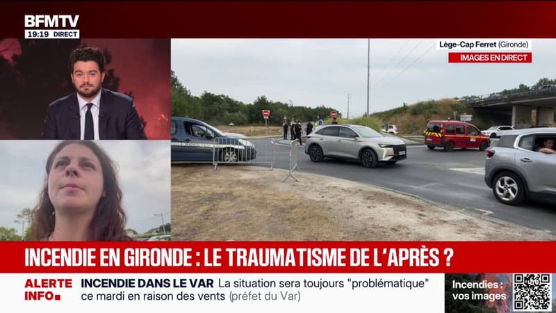 "On est stressés": une commerçante exprime ses craintes pour son affaire à la suite de la fermeture provisoire de son commerce après les incendies en Gironde
