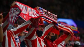 Des supporters de l'Atlético de Madrid