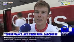 Tour de France: Axel Zingue pédale à domicile en Alsace