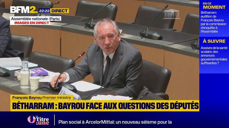Bétharram: François Bayrou propose la création d'une 