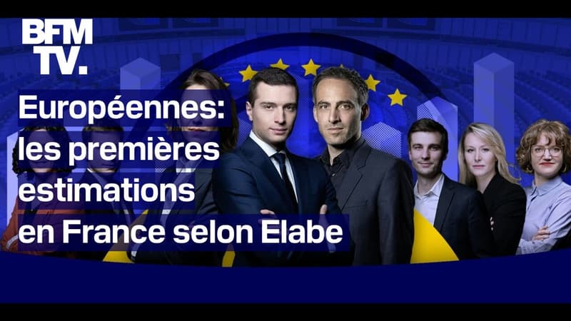 Élections européennes: voici les premières estimations en France selon Elabe