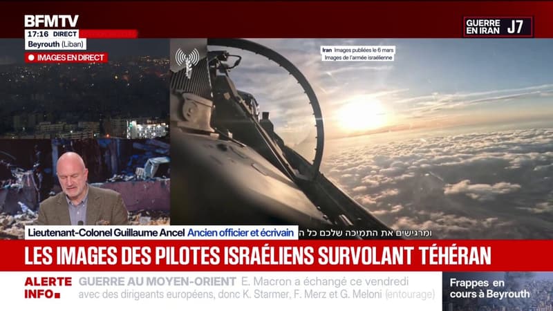 Guerre au Moyen-Orient: les images, fournies par Tsahal, des pilotes israéliens en opération au-dessus de Téhéran