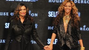 Tina Knowles et Beyoncé en septembre 2011 à Londres