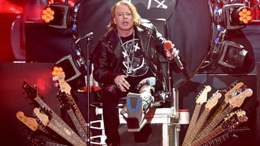 Axl Rose sur scène à Coachella le 16 avril 2016