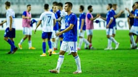 Amer Gojak du Dinamo Zagreb, à Split le 12 septembre 2020