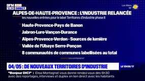 Alpes du Sud: des territoires retenus pour relancer l'industrie