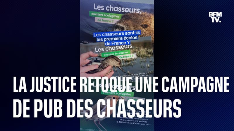 "Les chasseurs, premiers écologistes de France ?": une campagne de pub retoquée par la justice