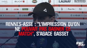 Rennes-ASSE : "J’avais l’impression qu’on ne pouvait pas gagner ce match", s’agace Gasset
