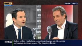 Benoît Hamon face à Jean-Jacques Bourdin en direct